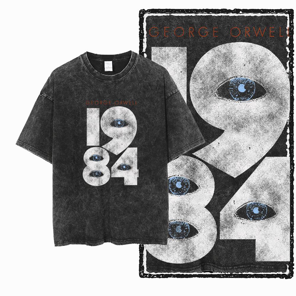 Acid Wash Vintage Graphic T Shirt - Camiseta G02 Exclusiva 100% Algodón Talla