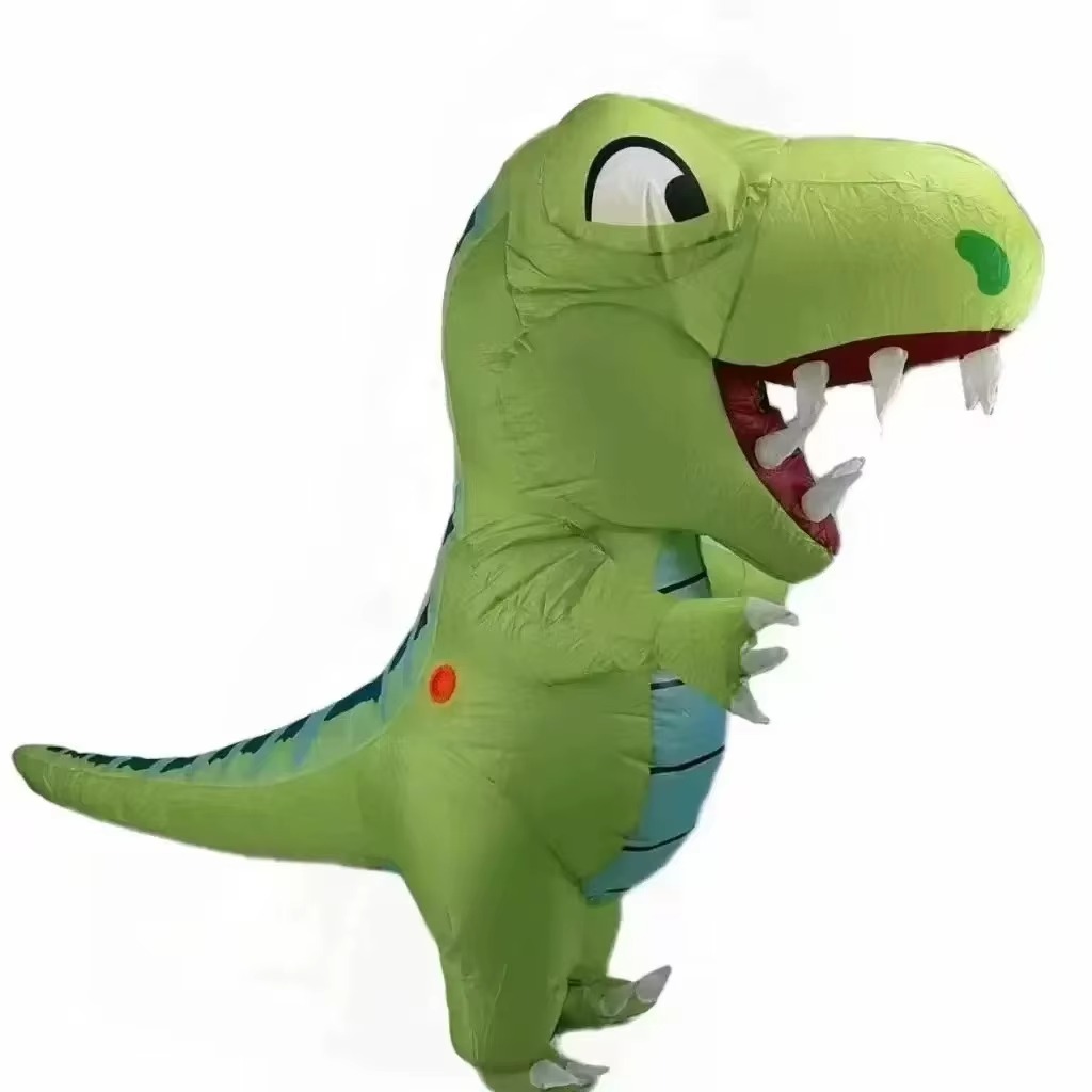 Suits - Disfraz inflable de dinosaurio de cabeza