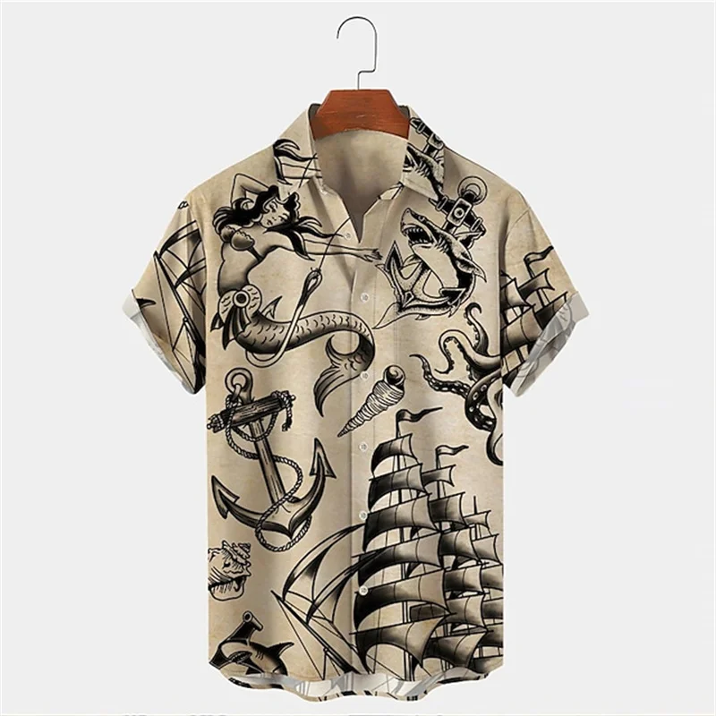 Camisa Hawaiana de Manga Corta - Vintage Hawaiian Floral Shirt reseña y precio