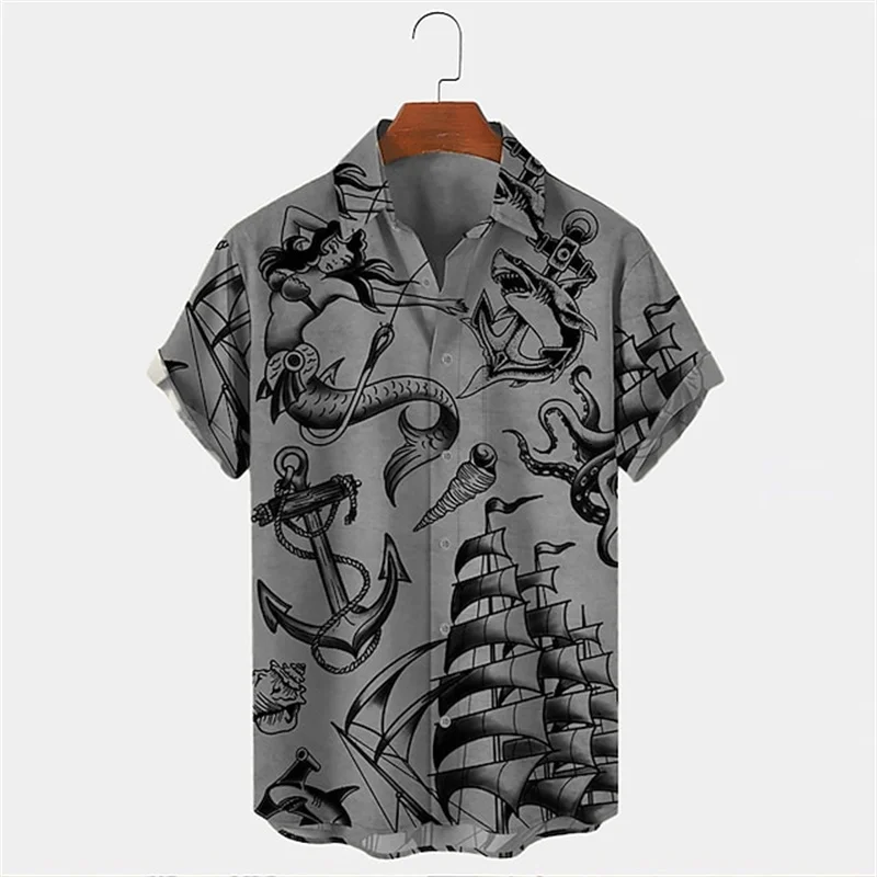 Camisa Hawaiana de Manga Corta - Vintage Hawaiian Floral Shirt reseña y precio