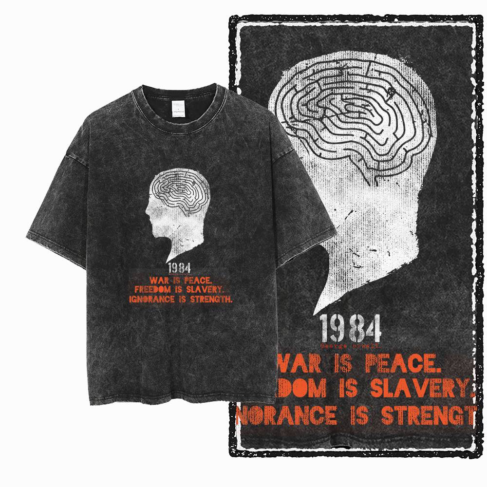 Camiseta G02 Exclusiva 100% Al - Acid Wash Vintage Graphic T Shirt reseña y precio