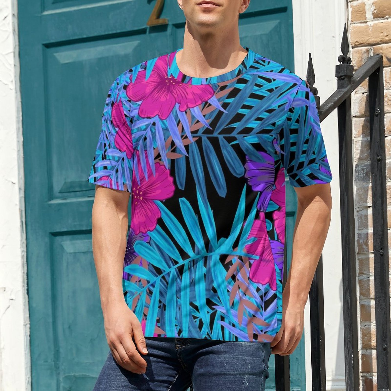 Camiseta de talla grande, cami - Vintage Hawaiian Floral Shirt reseña y precio